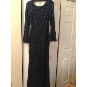 Long sleeve gown